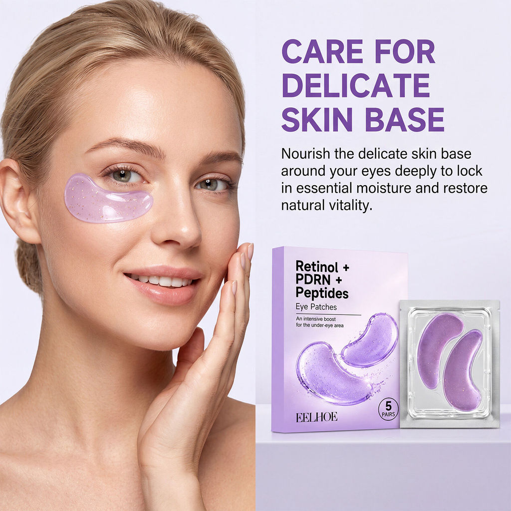 EELHOE Retinol Eye Patch with Hyaluronic Acid & Firming Peptides, สําหรับหน้าผาก, Eye Area, Crows Fe