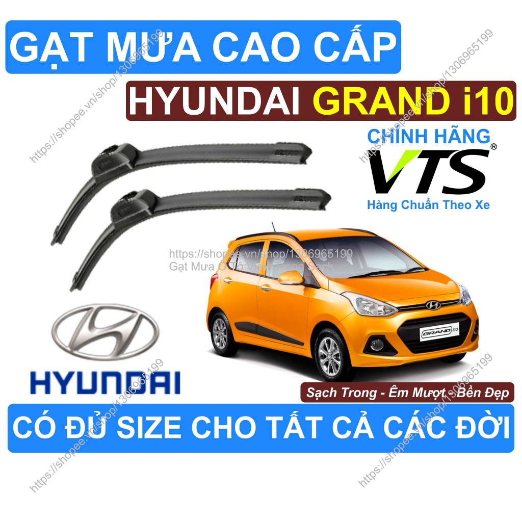 ที่ปัดน้ําฝนด้านใน Hyundai Grand i10 Clean, ที่ปัดน้ําฝน Hyundai Grand i10 คู่, มีจําหน่ายทุกขนาดสํา