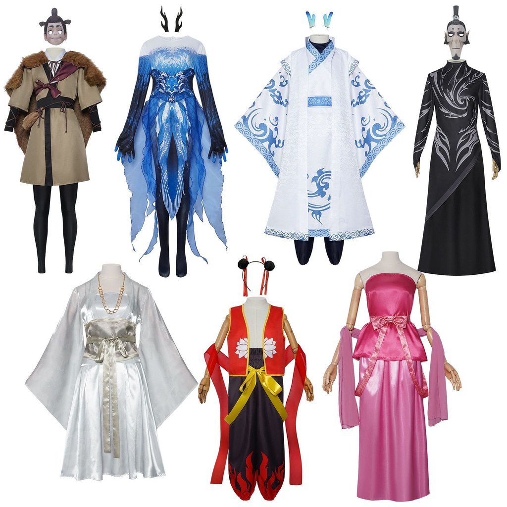 เด็กปีศาจของ Nezha กับโลก Nezha COS เสื้อผ้า Shen Gongbao Ao Bing คอสเพลย์เด็กทั้งหมด