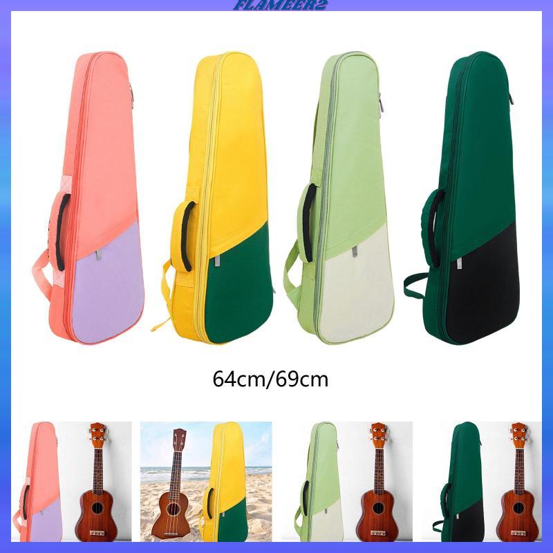 [Flameer2] Ukulele Bag Ukulele Case, Waterproof Musical Note, Ukulele Backpack, Gig Bag for Accessor