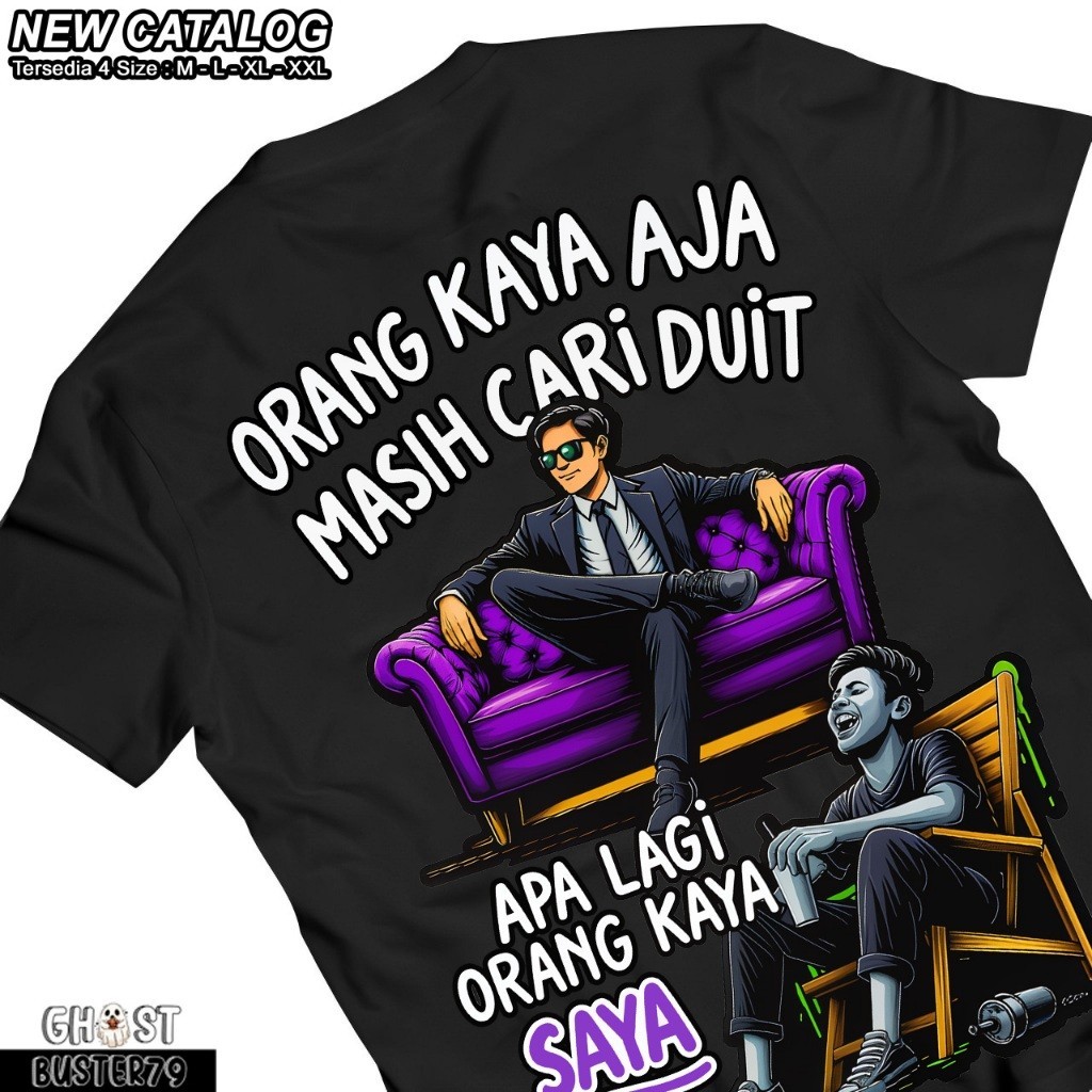 เสื้อยืด SAYA เสื้อยืด Just Rich People Still Looking for Money, Whats More People, Rich I Viral Dis
