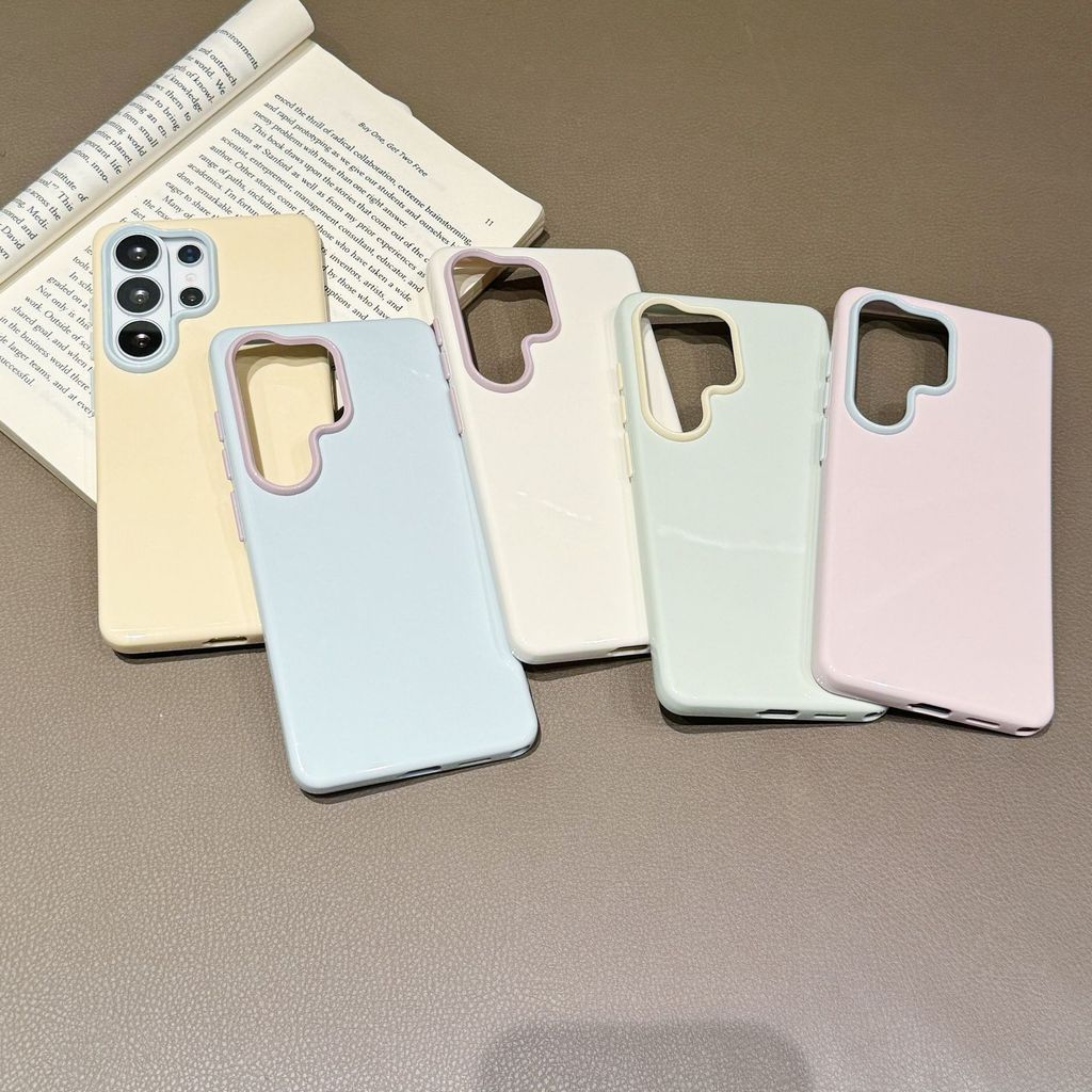 เคสป้องกันโทรศัพท์มือถือใหม่ เหมาะสําหรับ Samsung s26a57 สีทึบ Simple Pudding เคสโทรศัพท์ tpu สีลูกกวาดกันกระแทก