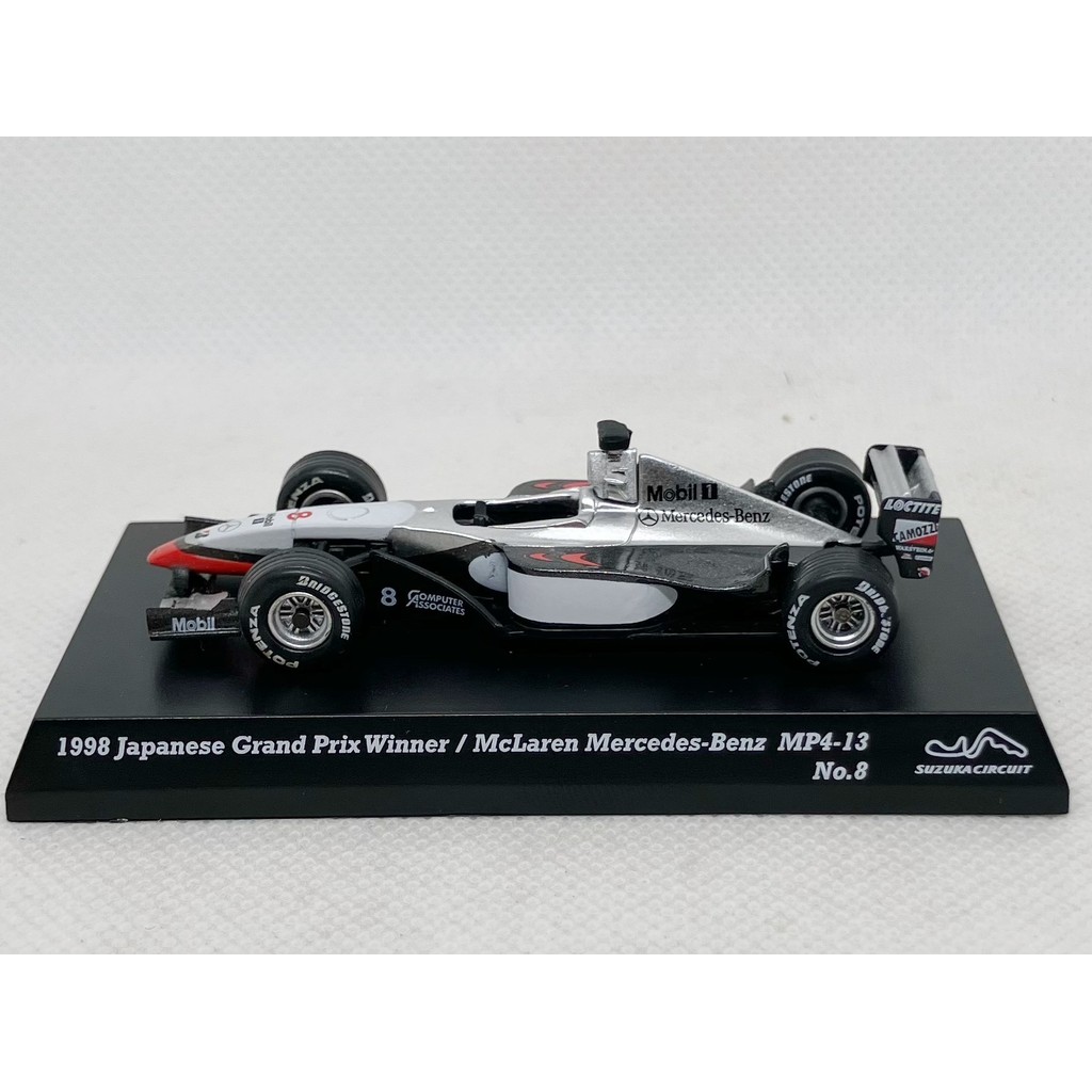 [นอกพิมพ์เดี่ยว] Jingshang 1/64 McKeelen MP4-13 Formula One F1 Racing Car Alloy Car Model No. 8 Hark