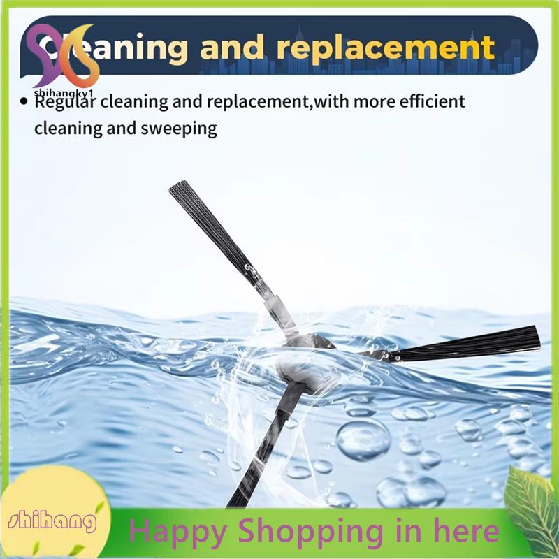 10PCS แปรงด้านข้าง Fit สําหรับ A4 A4S A40 X432 สําหรับ Spirit H2O หุ่นยนต์ชุดทําความสะอาด