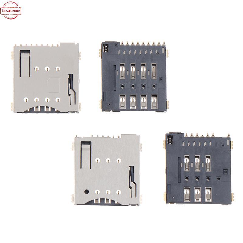 OZTH 2 ชิ้น MUP-C792 Micro Sim Card Connector Patch Self-piercing 6 + 8 + 1P ซิมการ์ดสล็อต Soet Vary