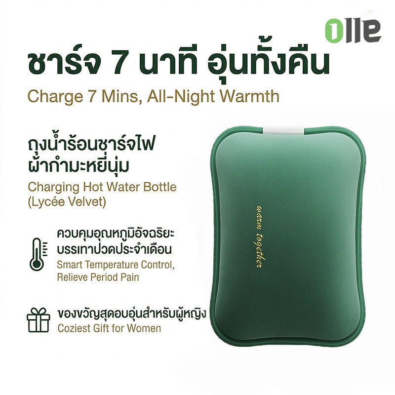 🔥พร้อมส่ง🔥กระเป๋าน้ำร้อนไฟฟ้า กันระเบิด ไม่ต้องเติมน้ำ ชาร