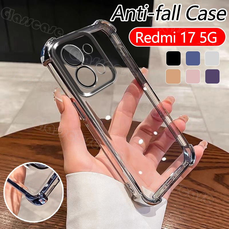 Redmi 17 4G 5G 2026ปลอกสําหรับRedmi 17 C 17C 17Redmi Redmi17 Redmi17Cล้างเคสโทรศัพท์แฟชั่นคู่สี่มุมป้องกันการตกกันกระแทกCameเลนส์ป้องกันปลอกอ่อนปกหลัง