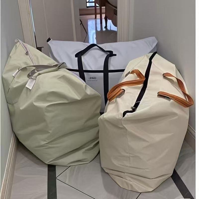 【清仓处理& 】特大号搬家打包袋子巨厚窗帘布被子衣服防潮收纳袋Waterproof, Moisture-Proof, Mildew Proof Folding Storage Bag, Large M