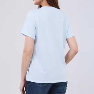 LEE เสื้อยืดแขนสั้นผู้หญิง รุ่น LE S326WTSSF30 สีฟ้า