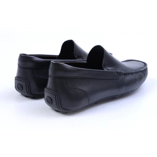 Hush Puppies รองเท้าผู้ชาย รุ่น HP 8HCFB1815A - สีดำ (รองเท้าลำลองหนังแท้ แบบสวม)