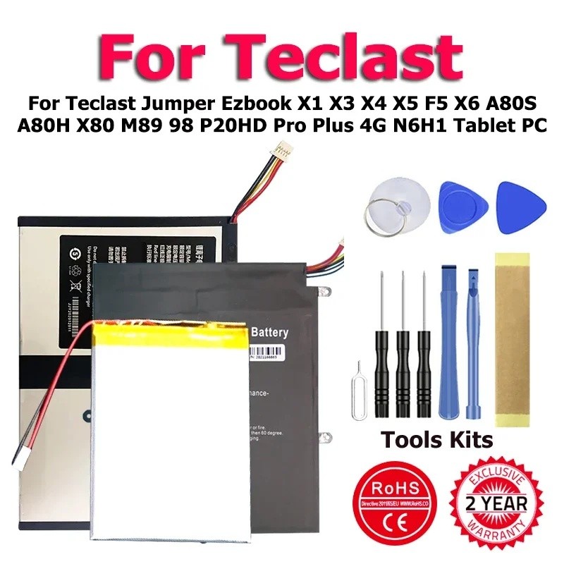ชม.-30137162พีพีพี3362160 แบตเตอรี่สําหรับ Teclast Jumper Ezbook X1 X3 X4 X5 F5 X6 A80S A80H X80 M89