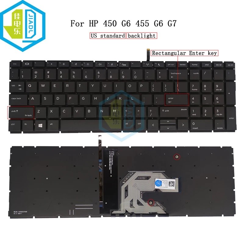 US TR ตุรกี LA SP Backlit คีย์บอร์ดสําหรับ HP Probook 450 455R G6 455 G6 G7 TUR USA โน้ตบุ๊ค PC คีย์