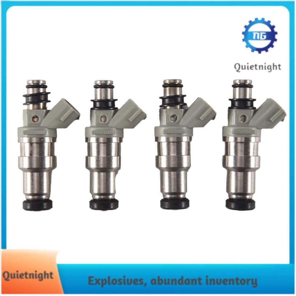 [quietnight.ph] 4 ชิ้น 23250-11060 23209-11060 หัวฉีดสําหรับ Starlet Glanza -FTE 1.3 Turbo EP91 อุปก
