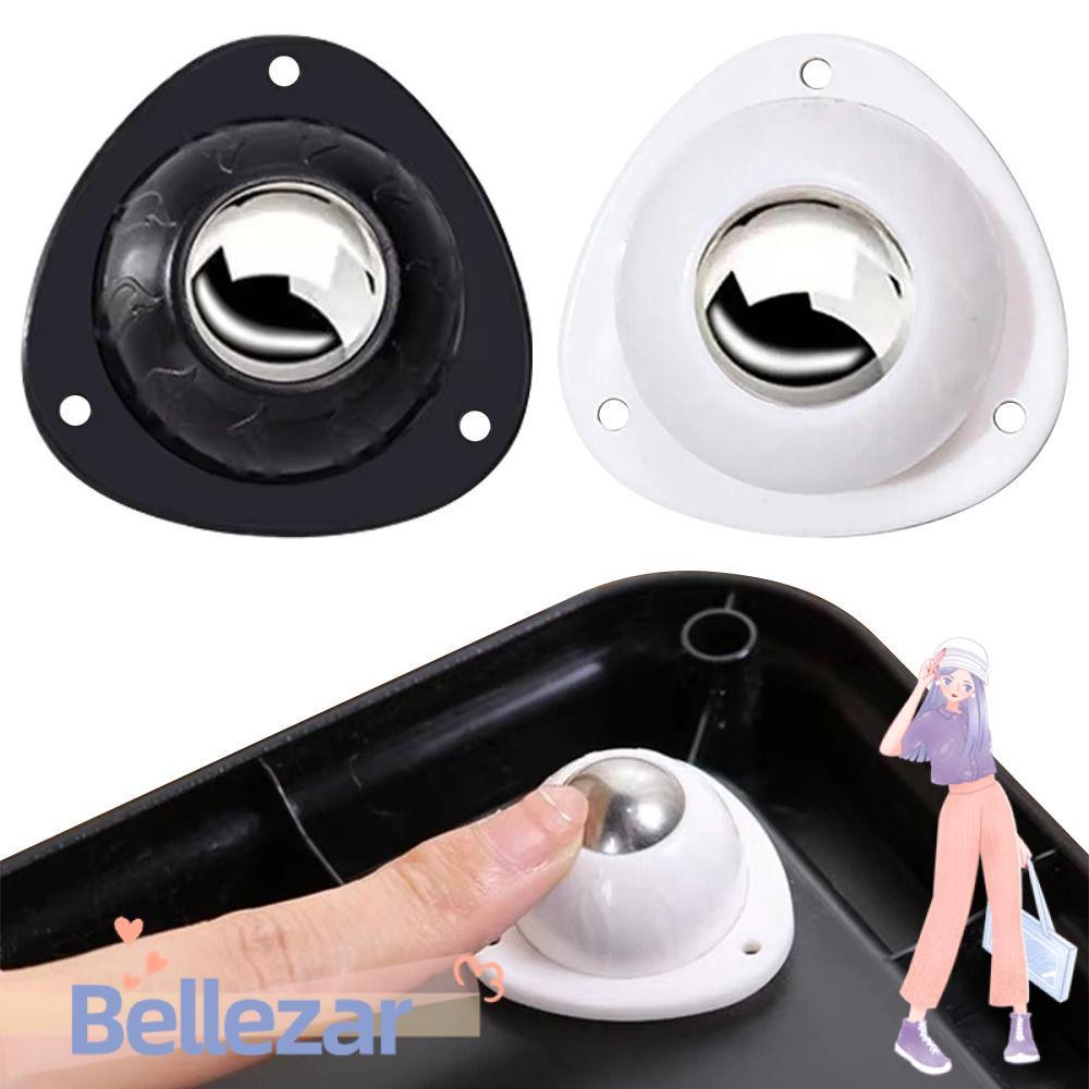 BELLEZAR 4 ชิ้น/เซ็ตล้อ, Heavy Duty Moving 360 หมุนเฟอร์นิเจอร์ล้อ,พลาสติก Self กาว Mini Mute Rolling Pulley Home Office