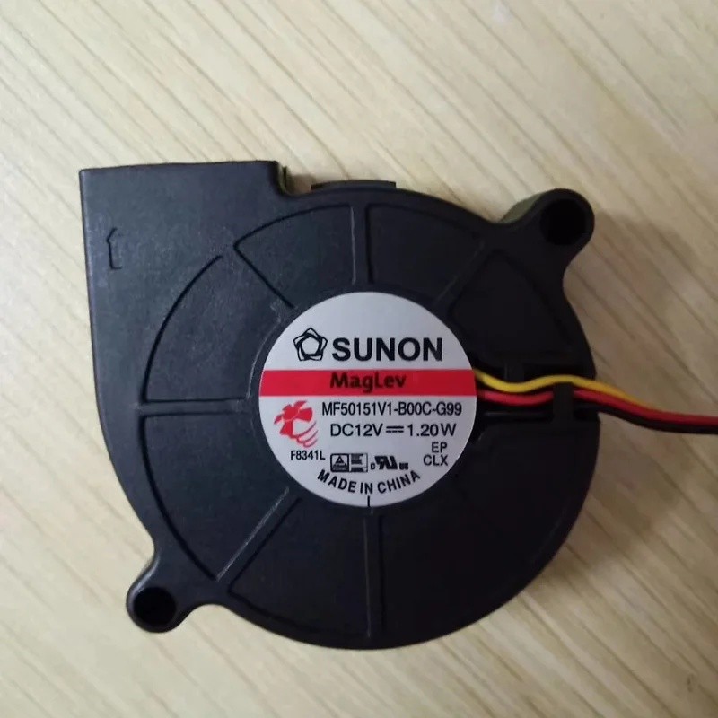 สําหรับ sunon MF50151V1-B00C-G99 5015 DC12V 1.2W 5CM 50x50x15 มม.ความชื้นที่เงียบสงบเป็นพิเศษพัดลมเท