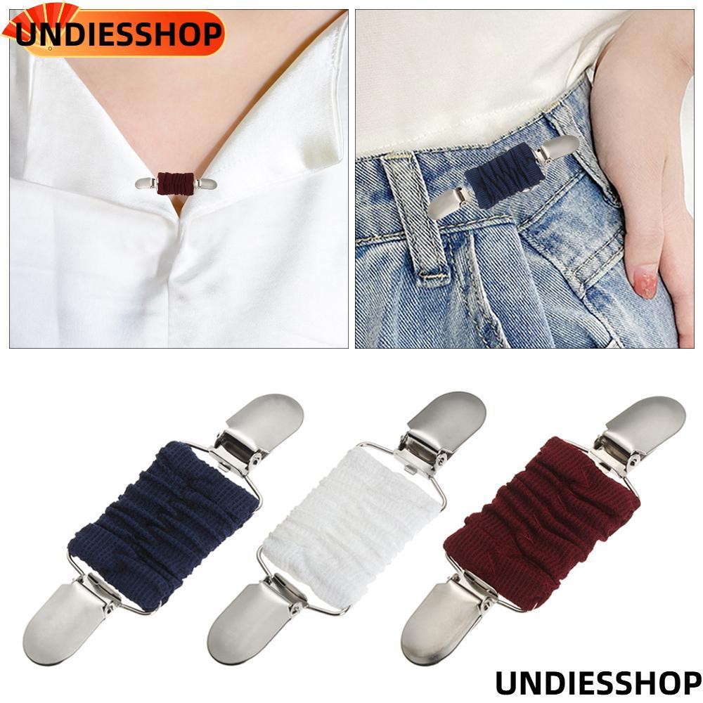UNDIESSHOP Fit Dress Cinch Clips เครื่องประดับแฟชั่นคลิปชุดกลับ Cinch สําหรับผู้หญิงเด็กคาร์ดิแกนคลิ