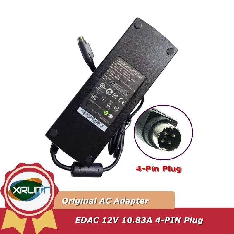 ของแท้ EDAC EA11703A-120 12V 10.83A AC Adapter Charger สําหรับ Synology DS918+ DS416+ DS415+ DS412+ 