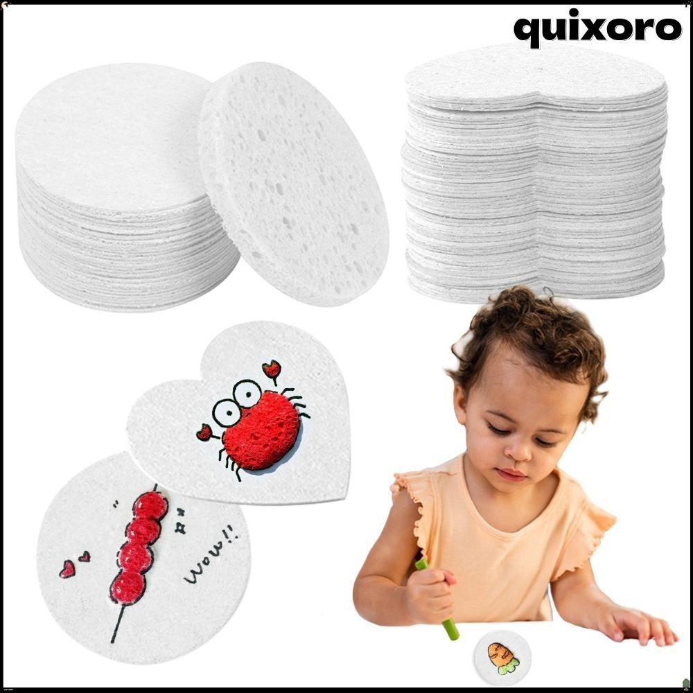QUIXORO Texture ภาพวาดกระดาษ,ของเล่นเพื่อการศึกษาหัตถกรรม Puffy Texture กระดาษ,มัลติฟังก์ชั่นโฟมฟองน