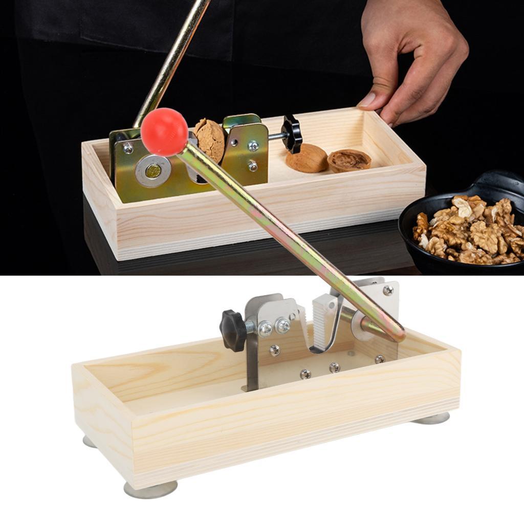 Walnut Cracker Pecan Nut Plier เครื่องมือเปิดเปลือกสําหรับงานหนักสําหรับถั่วเฮเซลนัทอัลมอนด์