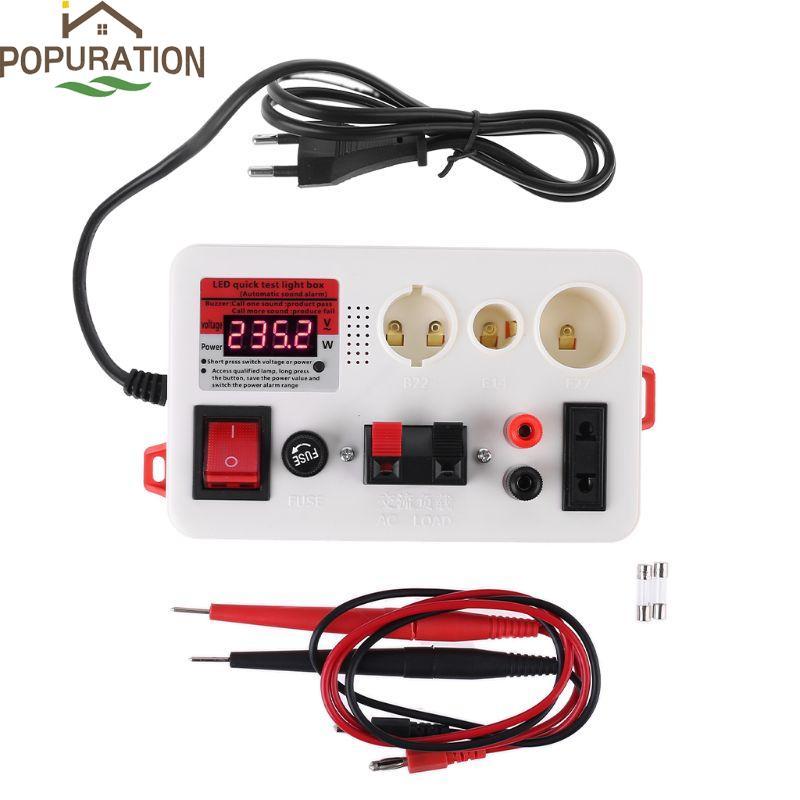 POP LED Fast Lamp Tester ไฟ LED โคมไฟแรงดันไฟฟ้า Quick Fast Tester Checkerboard