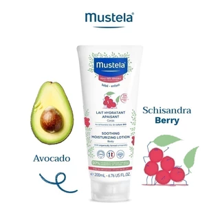 Mustela Baby Soothing Moisturizing Lotion 200ml (ครีมเด็ก, Body lotion, Baby Lotion, ครีมทาผิวเด็ก, ผิวแพ้ง่าย)