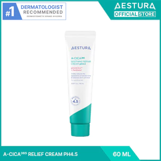 AESTURA A-Cica365 Relief Cream pH4.5 60ml เอสทูร่า เอ-ซิก้า365 รีลีฟ ครีม