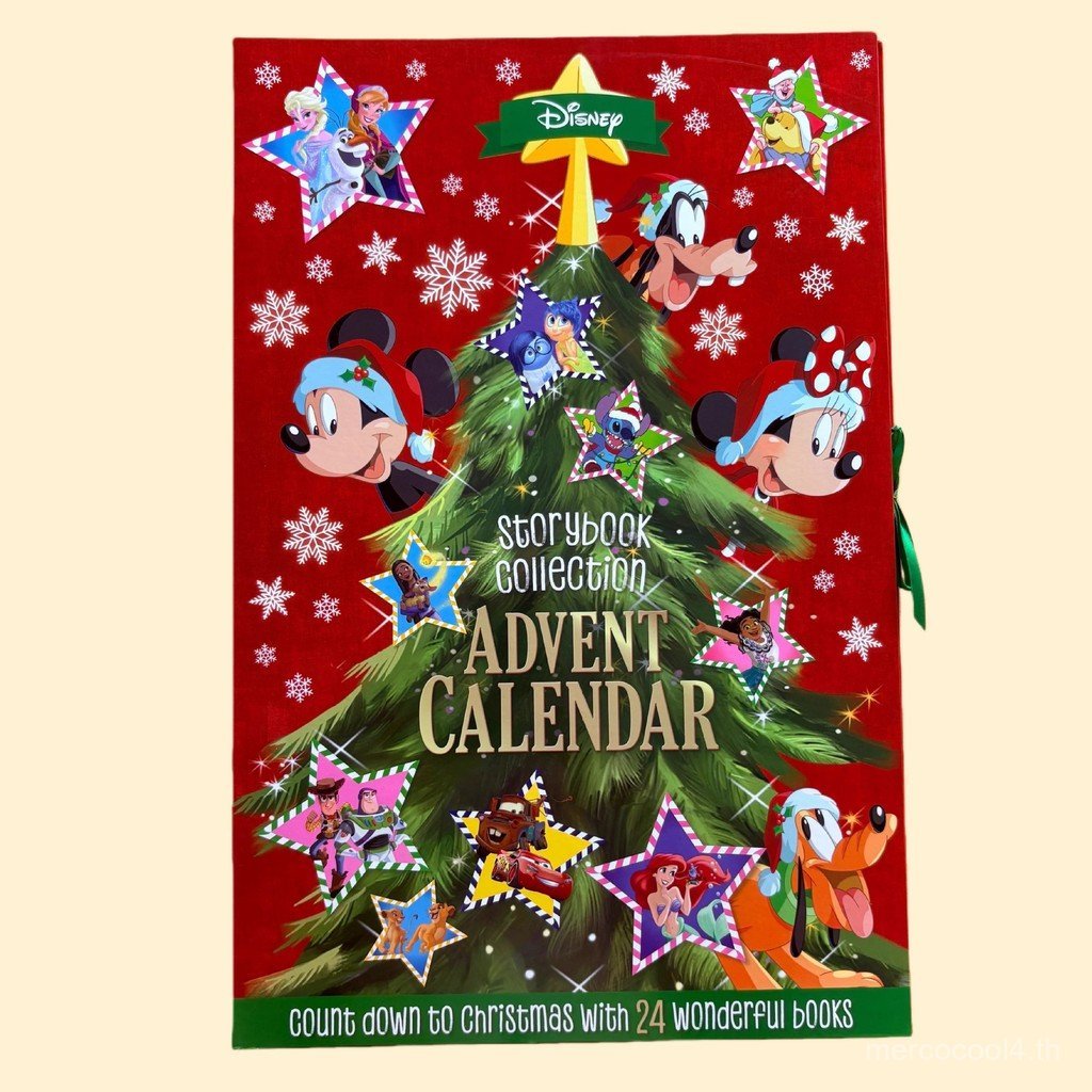 ของแท้ Christmas Mystery Box Advent Calendar English Christmas Countdown Advent Calendar 24 เล่ม
