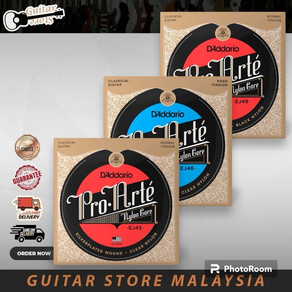 SET TALI GITAR KLASIK DADDARIO PRO-ARTE – EJ45 / EJ46 / EJ48 / EJ49 / EJ27N