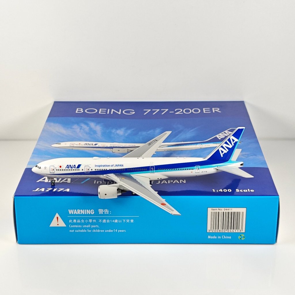 Phoenix 04411 1: 400 All Japan Airlines B777-200ER JA717A รุ่นโลหะผสม
