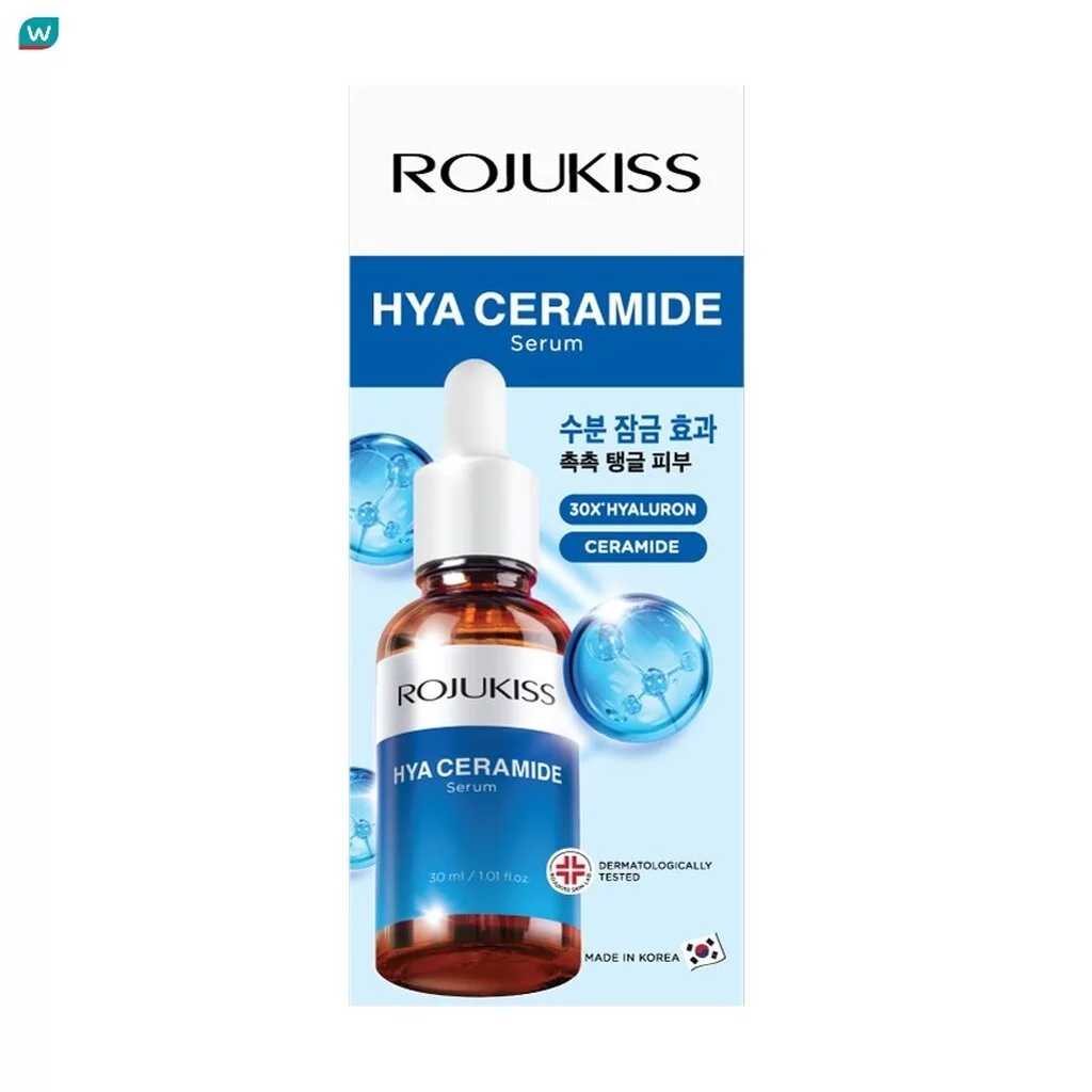 Rojukiss โรจูคิส ไฮยา เซราไมด์ เซรั่ม 30 มล. เซรั่มไฮยา ผิวชุ่มชื้น อิ่มน้ำ ผิวนุ่มฟู