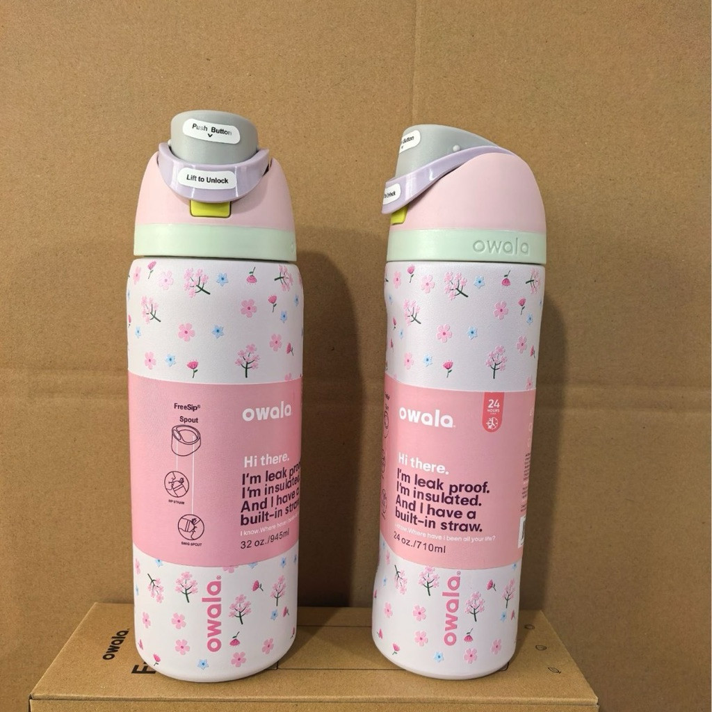 Pre order  Owala sakura  24 oz  และ owala Kitty คอลใหม่ 32 oz