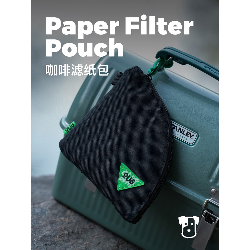 OUO LIVING V60 Hand Brew Coffee Filter Paper Storage Bag Outdoor Camping Travel Portable Storage Bag