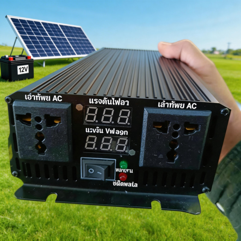 5000W อินเวอร์เตอร์ หม้อแปลงไ ตัวแปลงไฟรถ วัตต์อินเวอร์เตอร์ไฟฟ้า อินเวอร์เตอร์แปลงไฟ อินเวอร์เตอร์โ