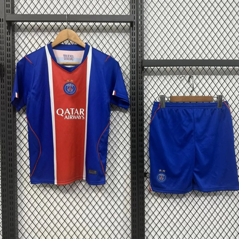 26-27 O.DEMBELE Jersey -PaRis-home KVARATSKHELIA Champions Football Shirt Kids Set #268412 N8J2