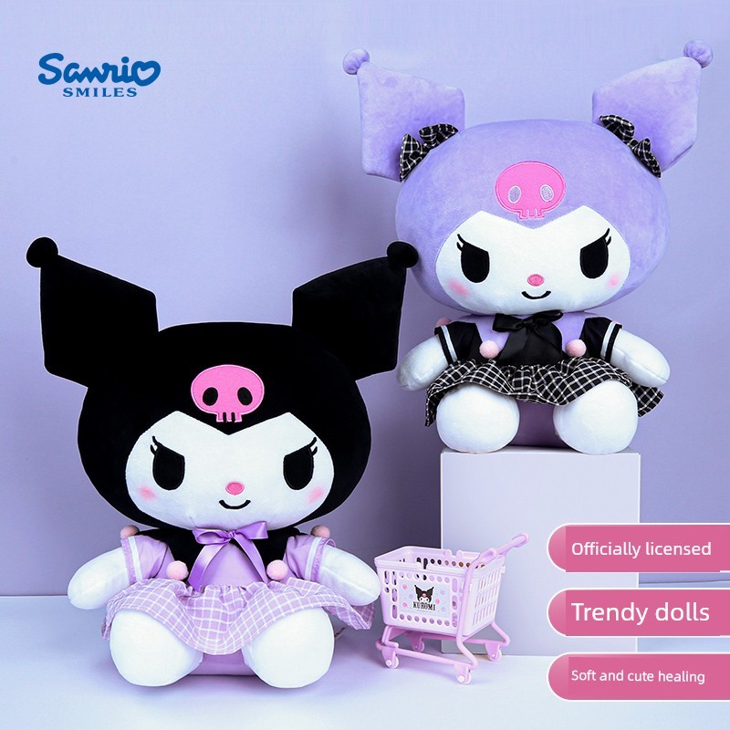 ตุ๊กตาขนนุ่ม ตุ๊กตา Sanrio Kuromi Kuromi Kuromi ตุ๊กตาตุ๊กตา Melody ตุ๊กตาสาวของขวัญวันเกิดขนาดเล็กต