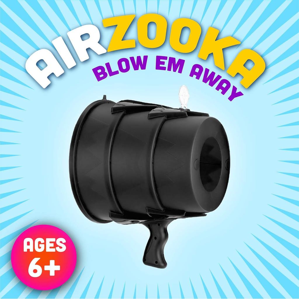 Airzooka Air Blaster- Blows Em Away - ของเล่นลมสําหรับผู้ใหญ่และเด็กอายุ 6 ปีขึ้นไป