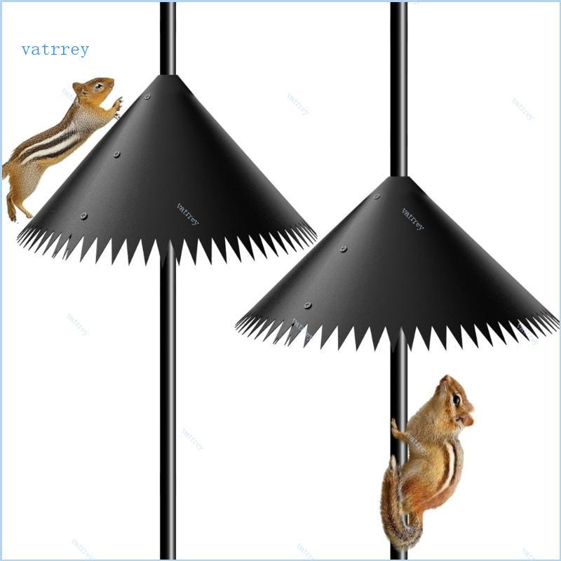 VA Outdoor Squirrel Deterrent Windproof Squirrel Baffle Bird Feeder Bezel สําหรับผู้ที่ชื่นชอบดูนกกล