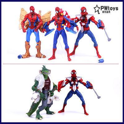 Spiderman Boy Toy Gift Venom Slaughter Lizard Man Figure Joint Action Figure Doll