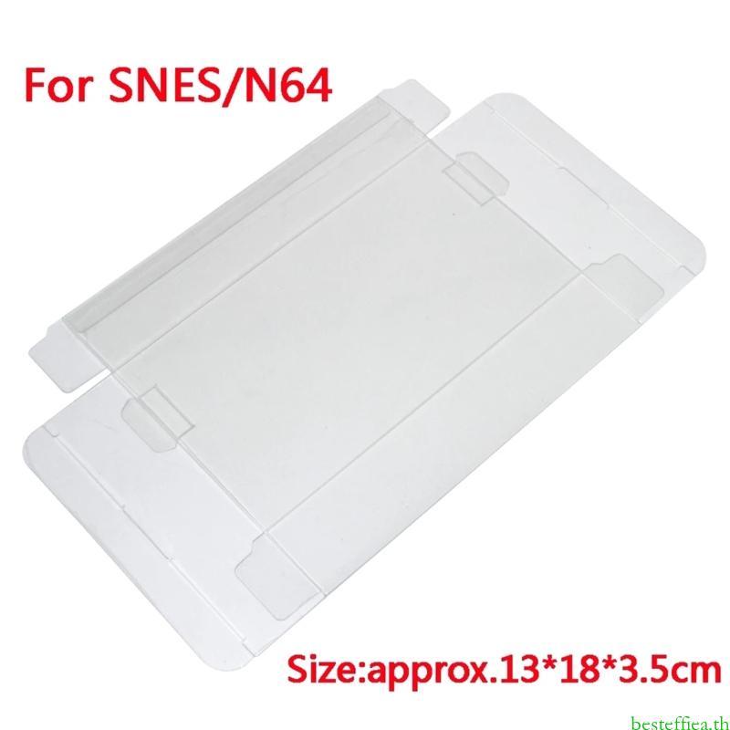 Beste Game Box Protectors สําหรับ SNES N64 เคสใส