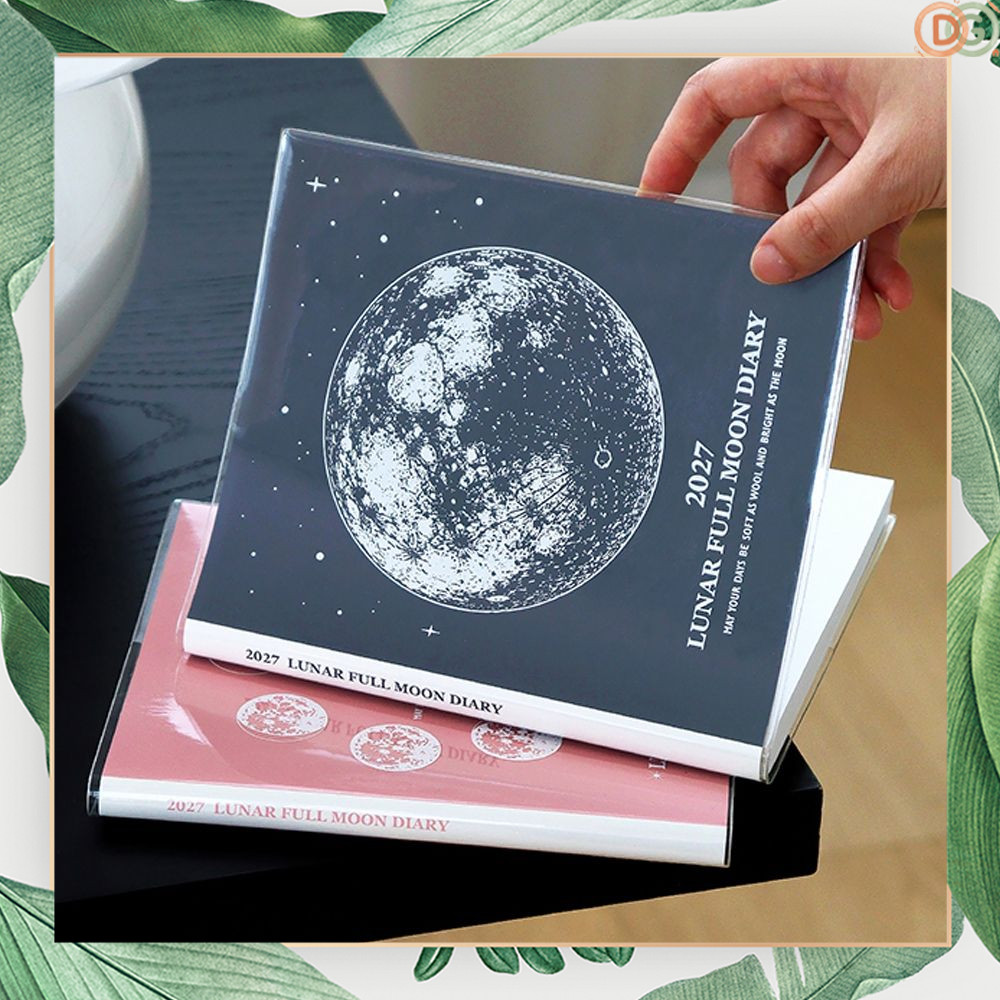 [Indigo] 2027 Lunar Full Moon Weekly Diary Planner PVC Cover 14 เดือน / Made in Korea