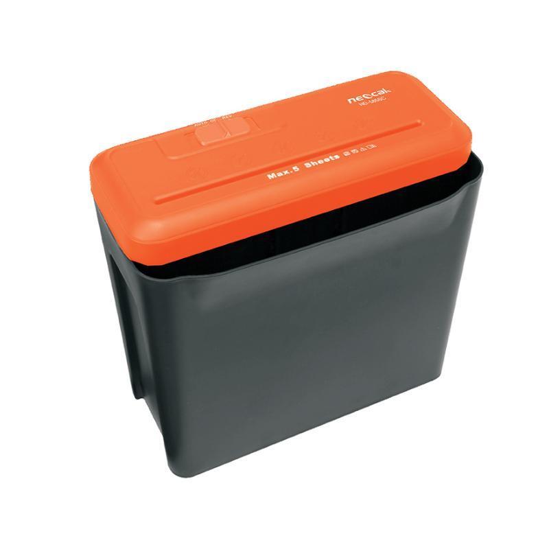 NEOCAL เครื่องทำลายเอกสารแบบเส้นตรง รุ่น ND585SC สีดำ-ส้ม