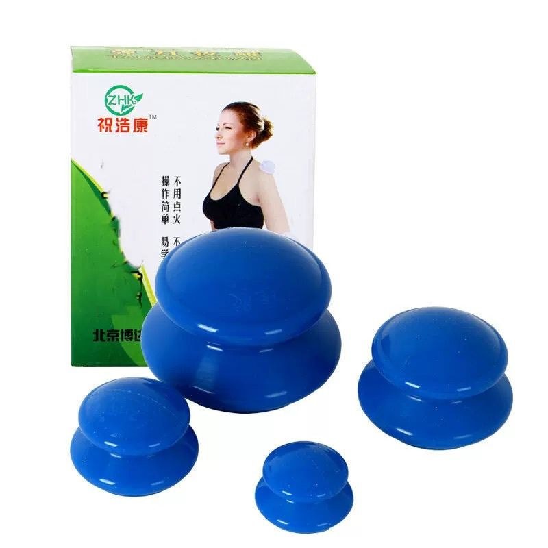 Baiyan ยาง Cupping อุปกรณ์ซิลิโคนในครัวเรือน Cupping สูญญากาศ Cupping อุปกรณ์ยาง Cupping ฟิตเนส Cupp