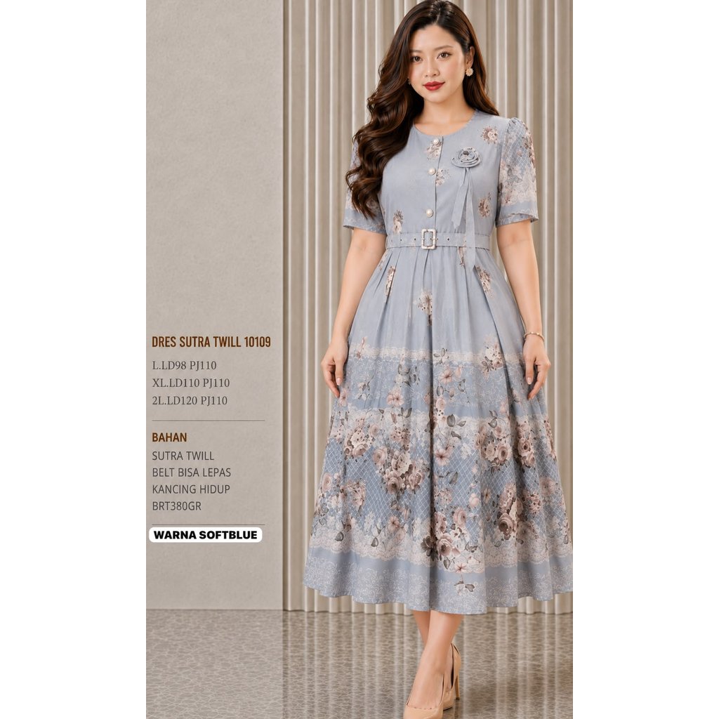 TWILL SILK DRESS 10109 380GRAM BESTSELLER TWILL
