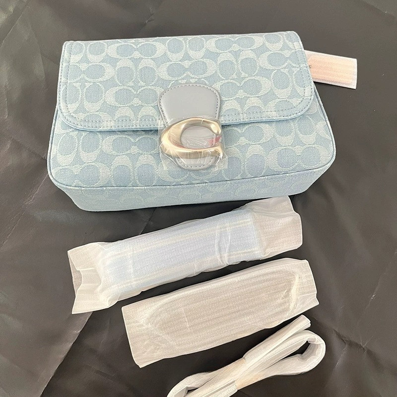 Bag Female Olay Soft Tabby Chambray Soft Tabby Bag Classic Old Flower Denim Underarm Bag Bacchus Bag
