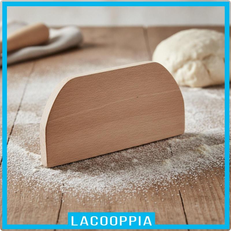 [Lacooppia] Pastry Scraper Unfinished Bench Scraper Pastry Cutter เครื่องมือห้องครัวแบนอเนกประสงค์สํ