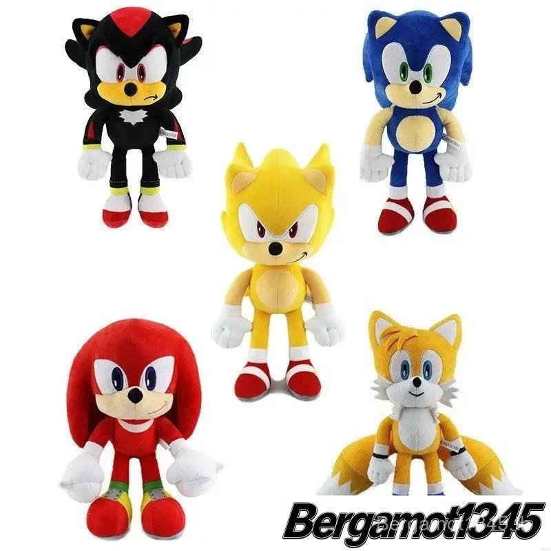 ใหม่ 30 ซม.มาถึง PP ผ้าฝ้าย Sonic ตุ๊กตาของเล่นน่ารัก Action Figure Shadow the Hedgehog Amy Rose ตุ๊