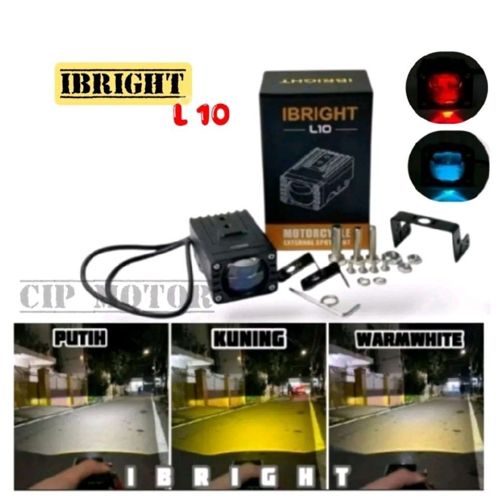 CAHAYA D2 Laser IBRIGHT L10 Mini White Yellow Led Light Unit Bild Light