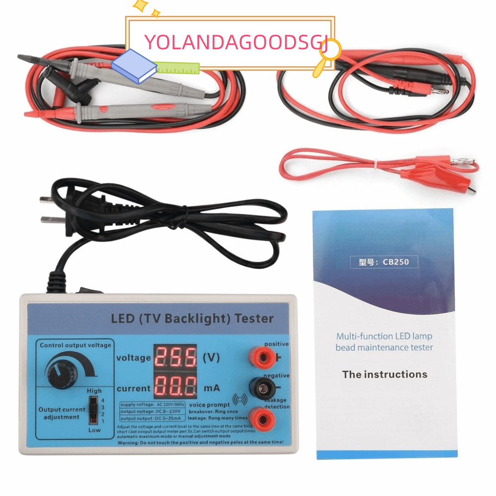 YOLANDAGOODSGJ LED TV Backlight Tester, มัลติฟังก์ชั่น 0-230V เอาต์พุต Backlight Strip Tester, ความส