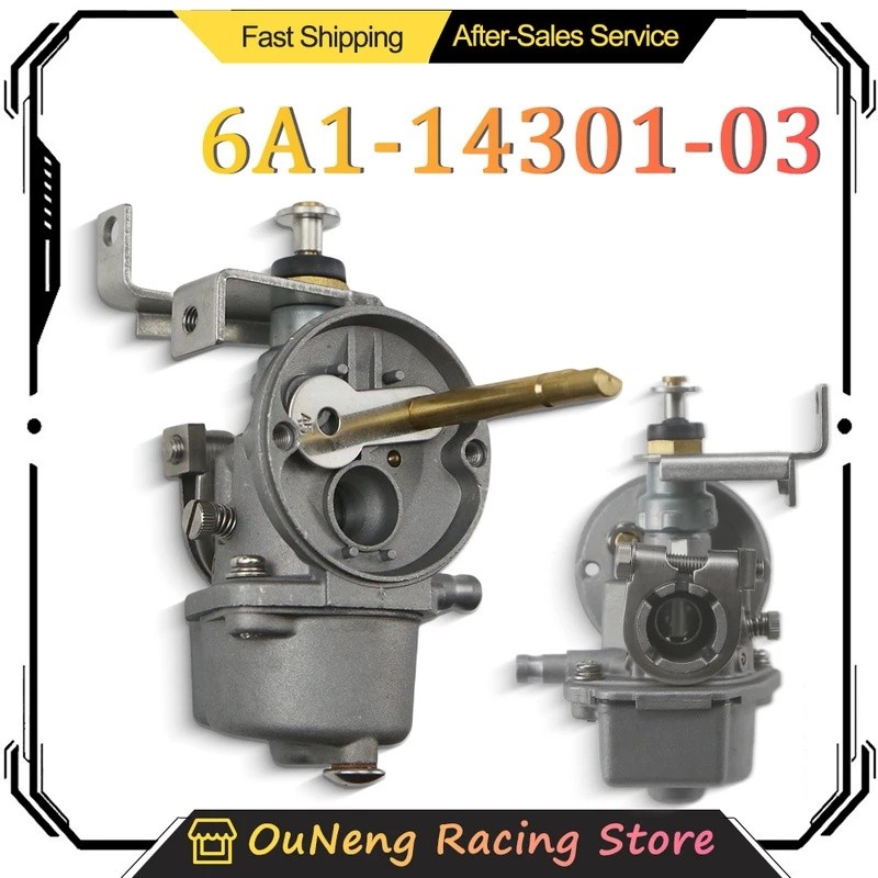 HZY Outboard คาร์บูเรเตอร์ Carb สําหรับ Yamaha 2HP 2A 2T เครื่องยนต์นอกเรือมอเตอร์หลังการขาย 6A1-140