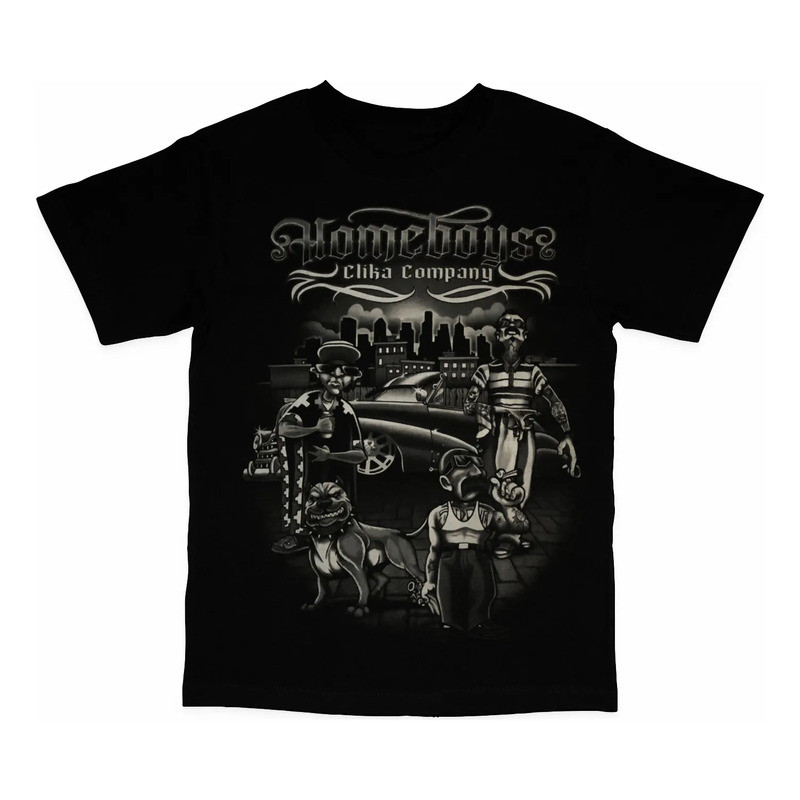 เสื้อยืด Homeboys Clika Cholo Old School Para